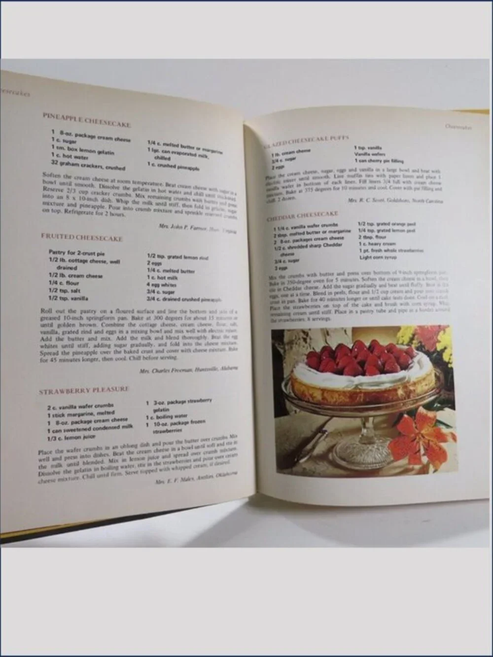 Favorite Recipes Press desserts cookbook